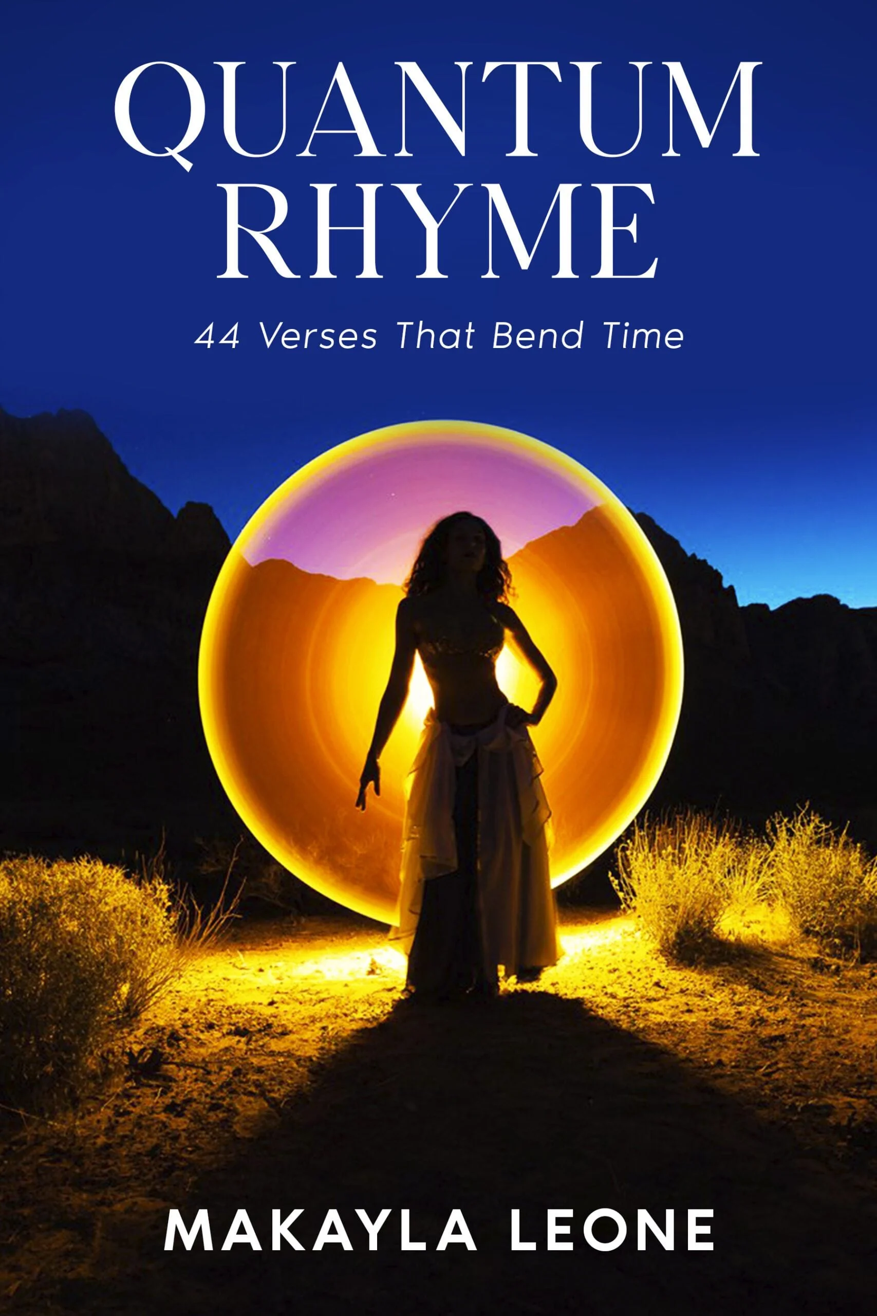 Quantum Rhyme: 44 Verses That Bend Time by Makayla Leone, front cover